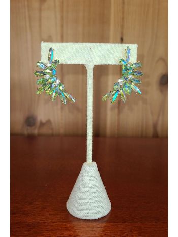 Turquoise Crystal Earrings