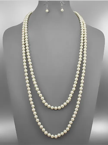 60" Pearl Necklace