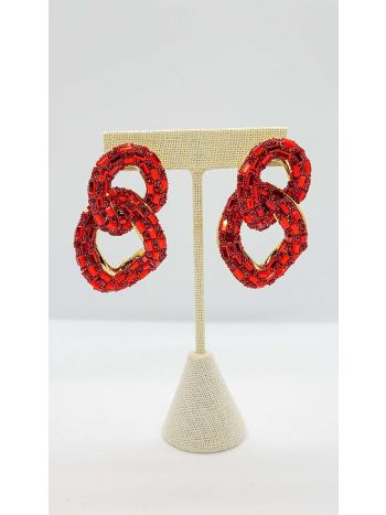 Circle Linked Earrings