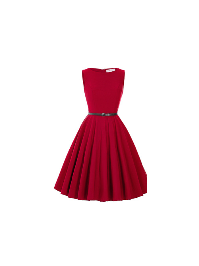 Vintage Chic A Line Dress